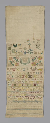 Sampler by Germany, textile, 1771