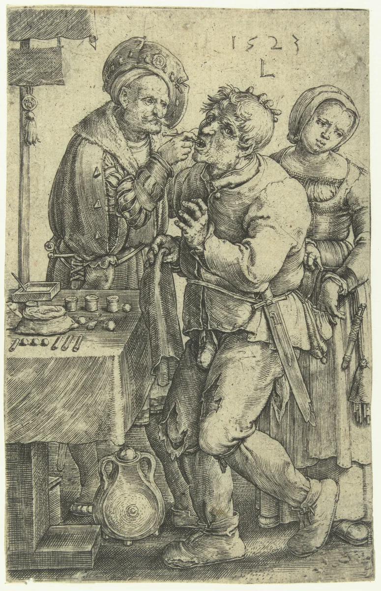 De tandarts by Unknown, print, 1523