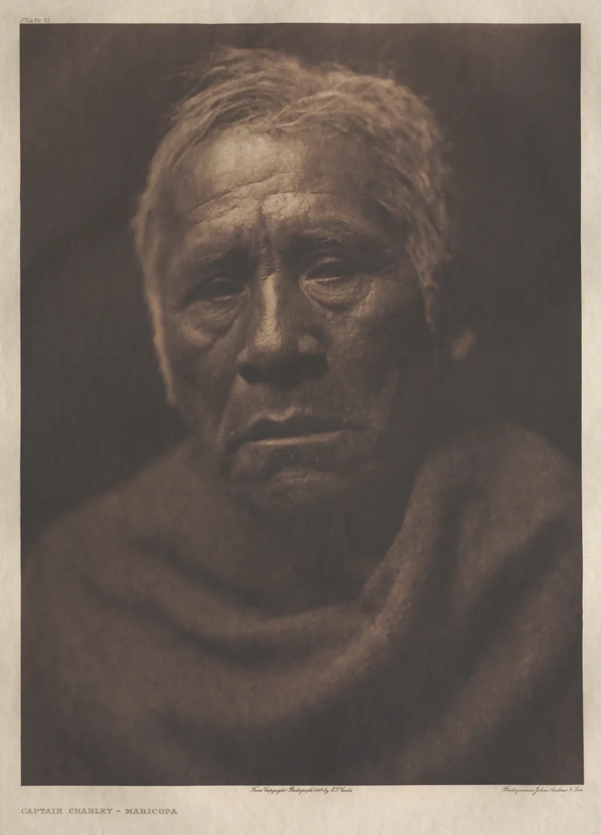 Portfolio II, Plate 71: Captain Charley - Maricopa by Edward Curtis, other, 1903