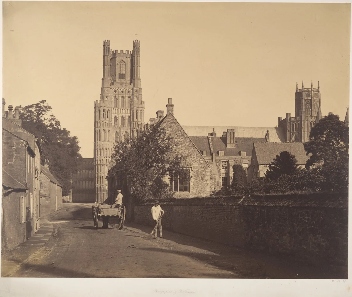 Ely Cathedral, from the Grammar School by Roger Fenton, photograph, 1857