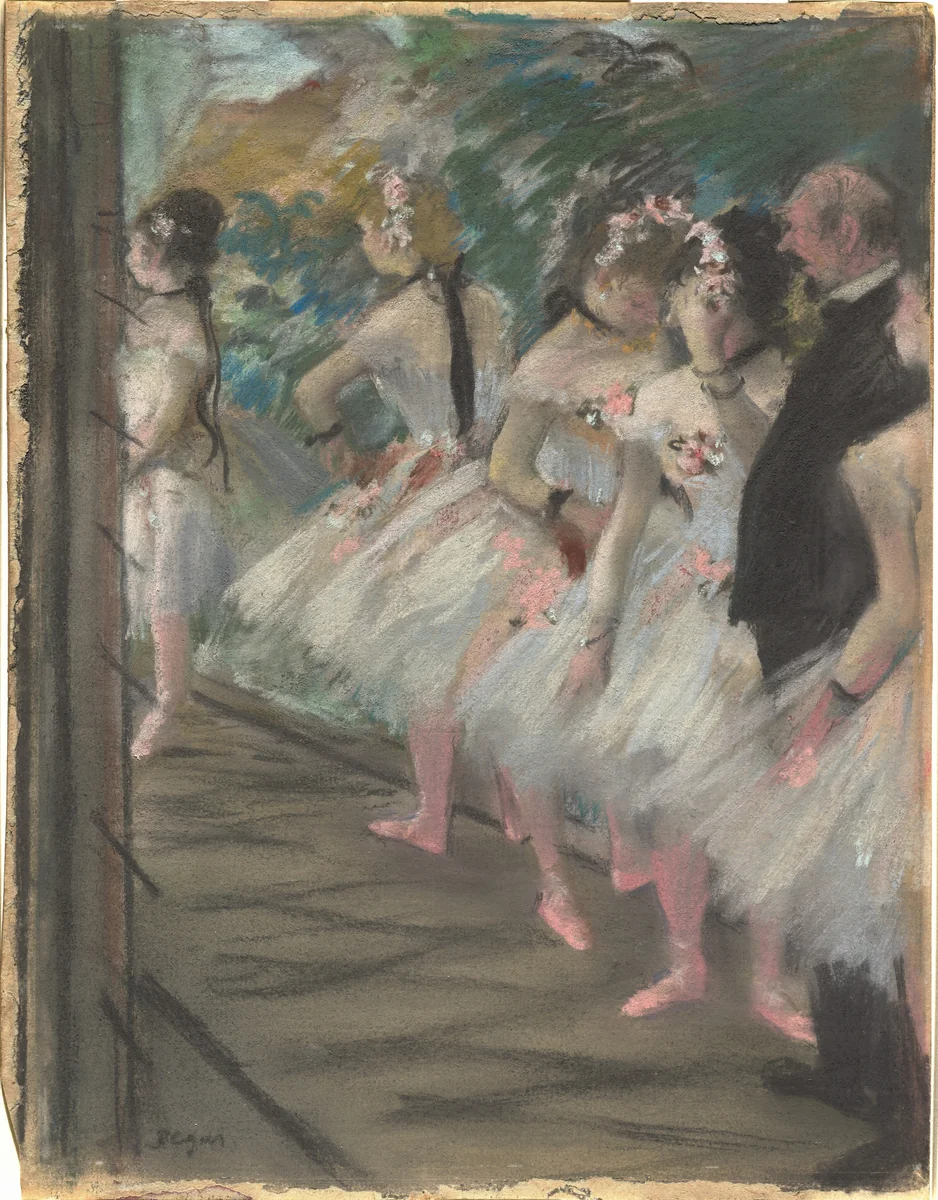 The Ballet by Edgar Degas, drawing, 1875-1885