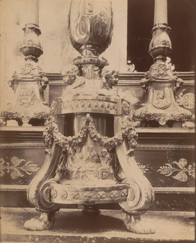 Saint-Gervais-et-Protais (Candelabra) by Eugène Atget, photograph, 1904
