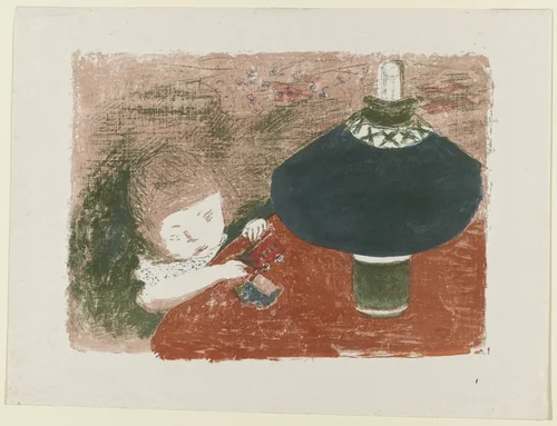 Child with Lamp (L'enfant à la lampe) by Pierre Bonnard, print, 1897