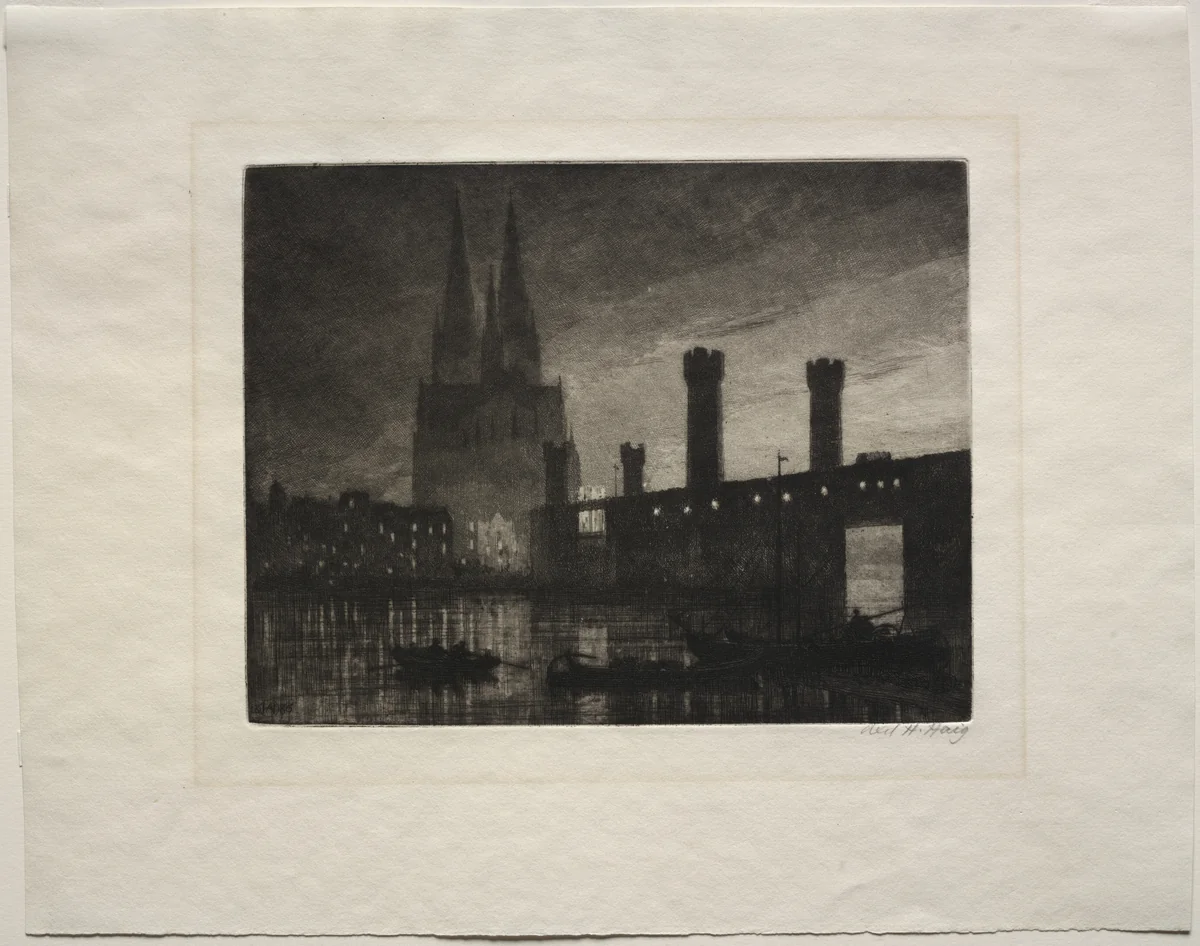 Cologne by Axel Herman Haig, print, 1886