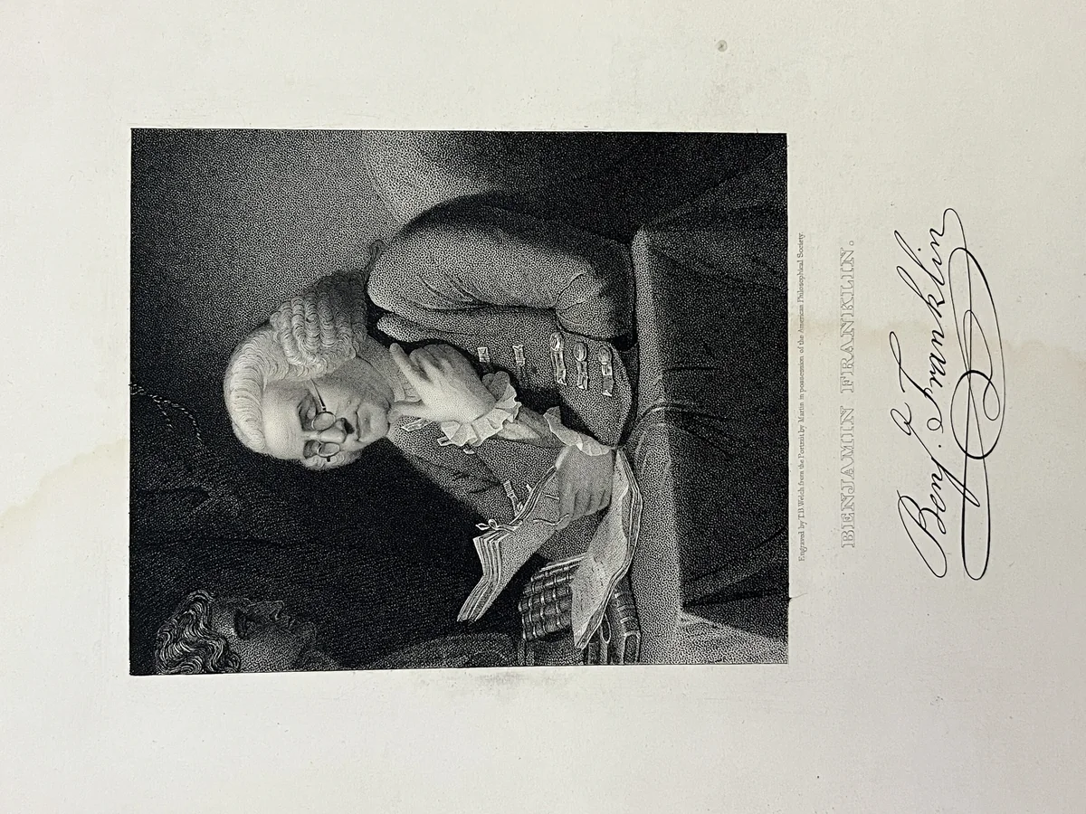 Benjamin Franklin by Thomas B. Welch, other, 1834-1874
