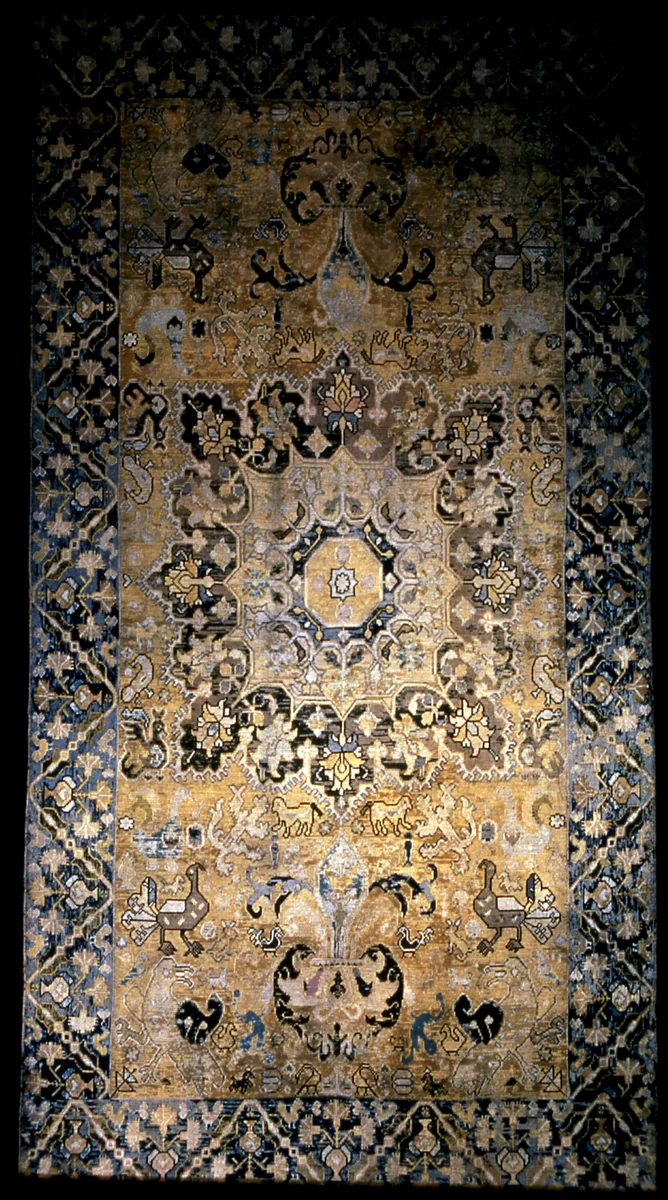 Altar Carpet by Portugal, Arraiolas, textile, 1601-1700