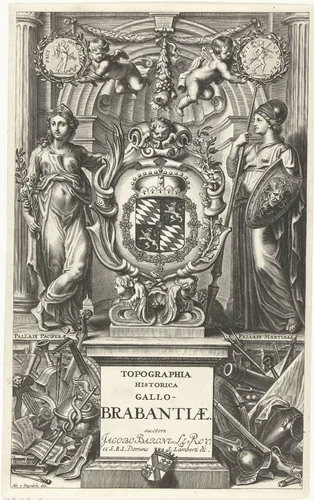 Oorlog en Vrede by Petrus Clouwet, print, 1692