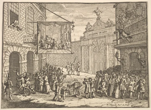Masquerades and Operas by William Hogarth, print, 1724