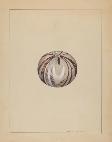 Witch Ball by John Dana, index of american design, 1936