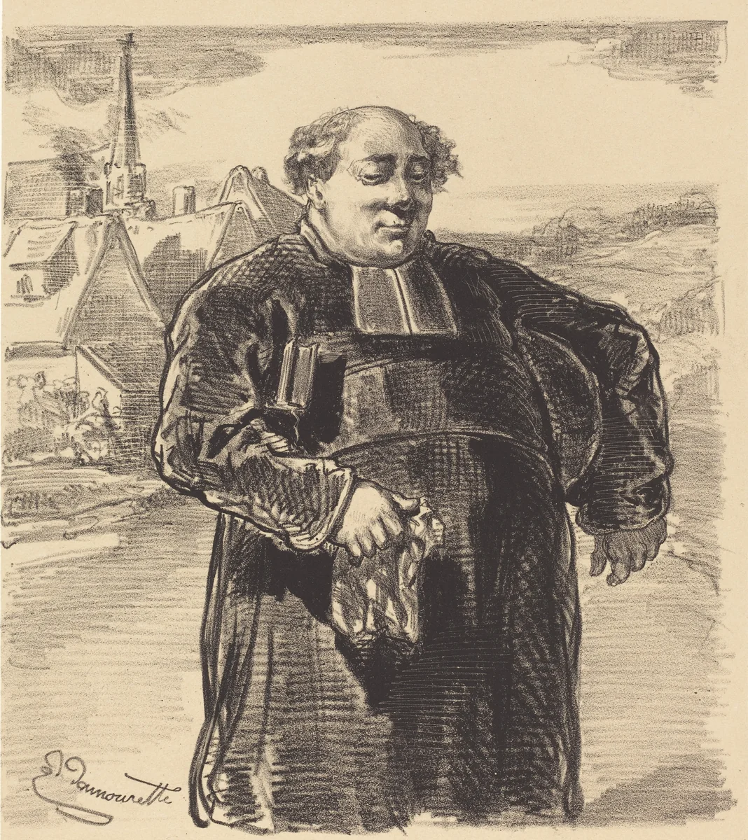 Cleric by Lamourette, print, 1780-1900
