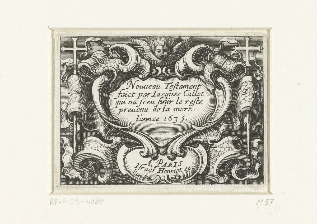 Titelprent voor reeks scènes uit het Nieuwe Testament by Abraham Bosse, print, 1635