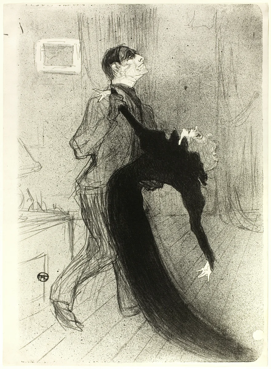 The Fainting Fit by Henri de Toulouse-Lautrec, print, 1894