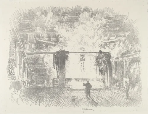 Making Armour-Plate by Joseph Pennell, print, 1916