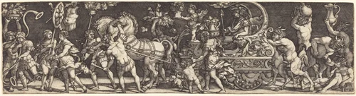 The Triumph of Bacchus by Master IB, print, 1528