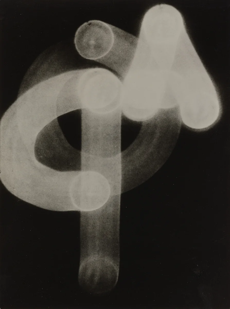 Photogram Signet by Oskar Nerlinger, photograph, 1925