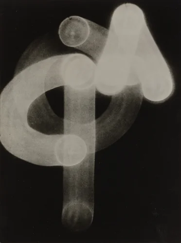 Photogram Signet by Oskar Nerlinger, photograph, 1925