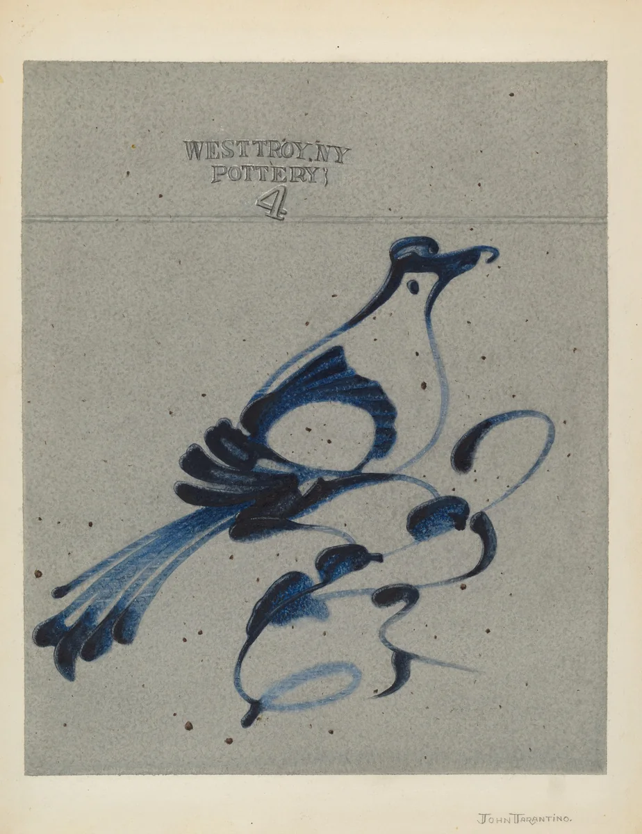 Crock by Jeanne Taylor, index of american design, 1940