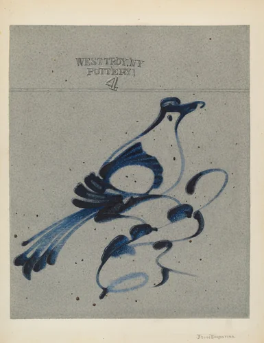 Crock by Jeanne Taylor, index of american design, 1940