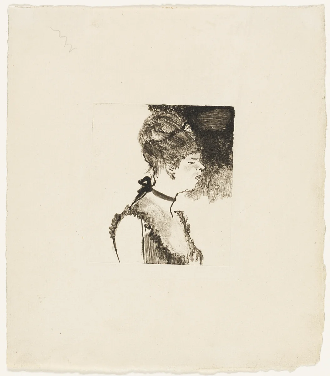 Café-Concert Singer by Edgar Degas, print, 1878-1880