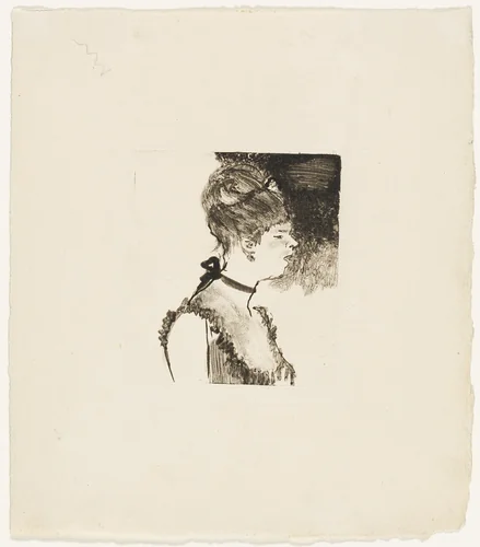 Café-Concert Singer by Edgar Degas, print, 1878-1880
