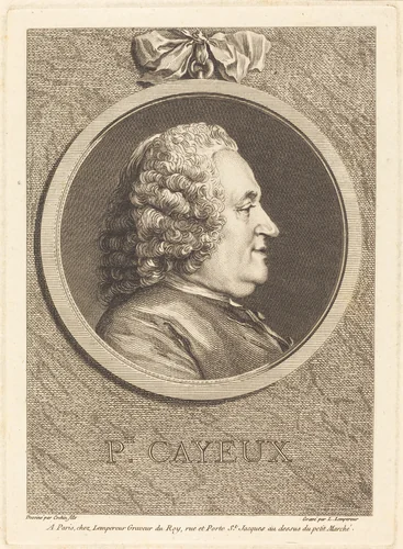 Philippe Cayeux by Louis-Simon Lempereur, Charles-Nicolas Cochin II, print, 1728-1807