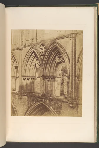 Rivaulx Abbey. The Triforium Arches by Joseph Cundall, photograph, 1850-1859