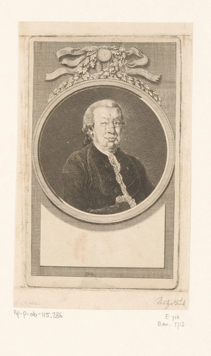 Portret van Otto Christian Schoene by Daniel Nikolaus Chodowiecki, print, 1793