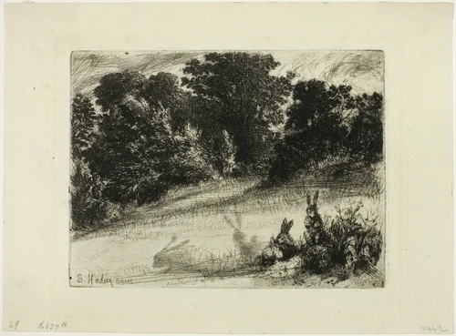 Combe Bottom by Francis Seymour-Haden, print, 1860
