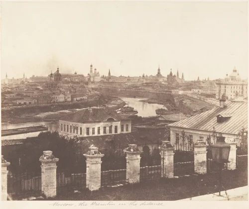 Moscow, the Kremlin in the Distance by Roger Fenton, photograph, 1852