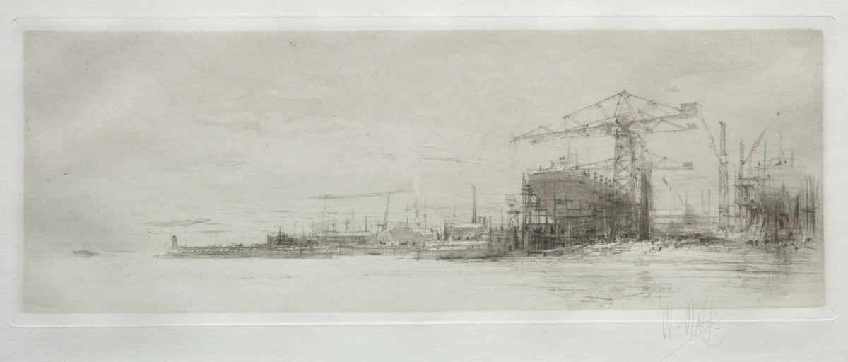 Arteries of Great Britain: The Clyde by William Walcot, print, 1917-1927