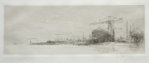 Arteries of Great Britain: The Clyde by William Walcot, print, 1917-1927