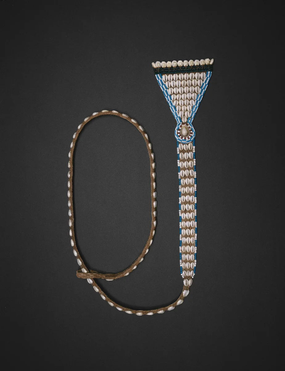 Pendant Belt (Nkody Mupaap) by Kuba Kasai, metalwork, 1801-1900