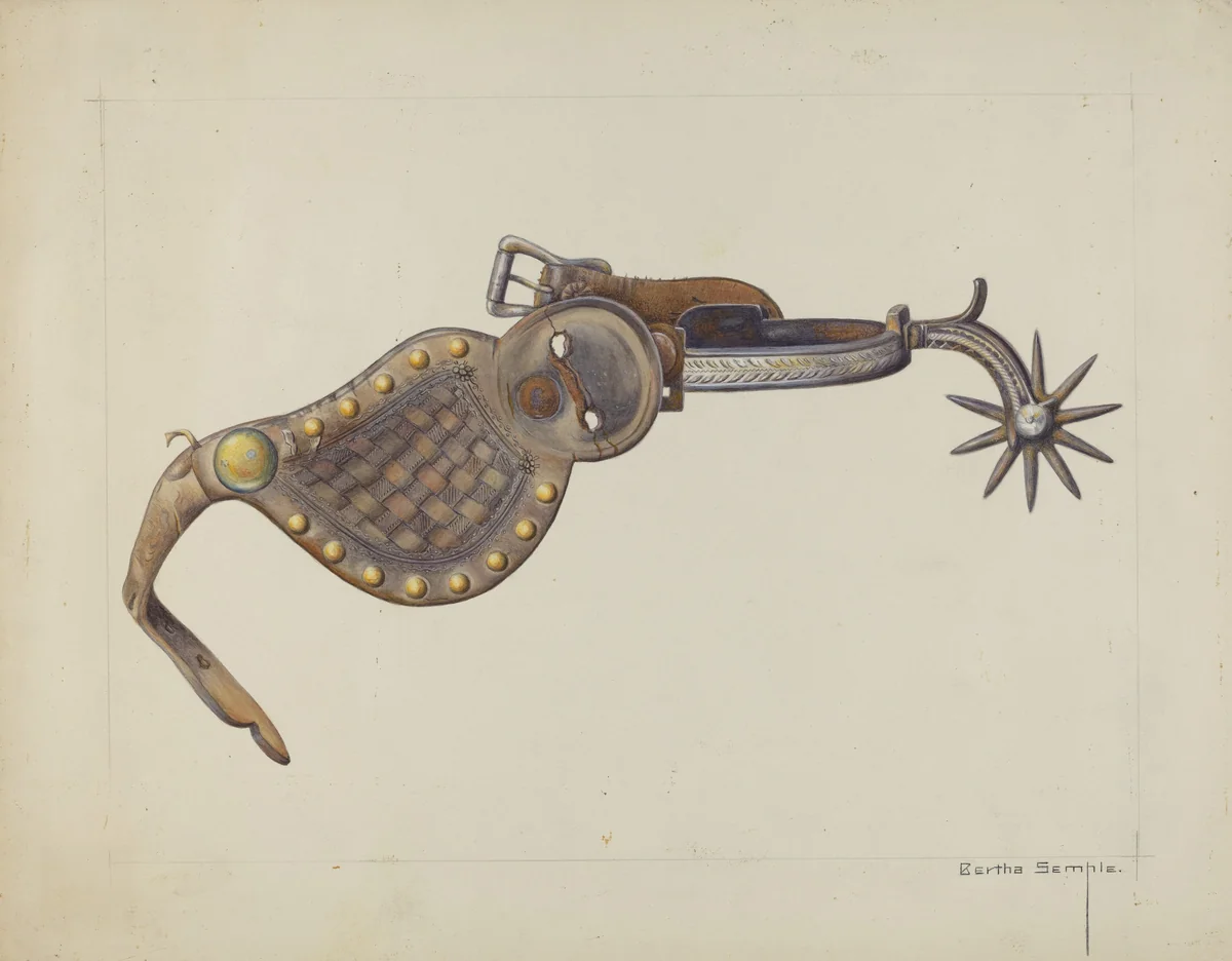 Spur by Bertha Semple, index of american design, 1938