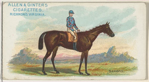 Saxony, from The World's Racers series (N32) for Allen & Ginter Cigarettes by Allen & Ginter, print, 1888