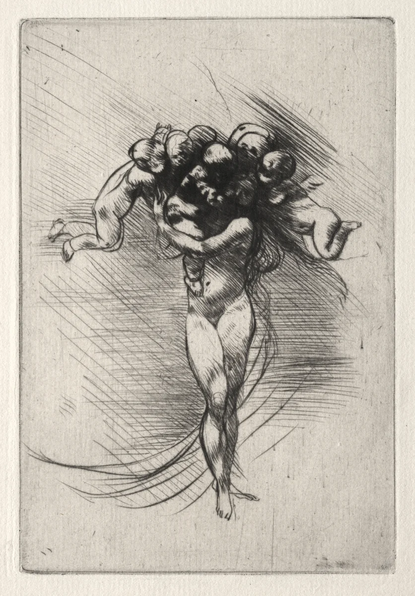 Le Printemps by Auguste Rodin, print, 1883
