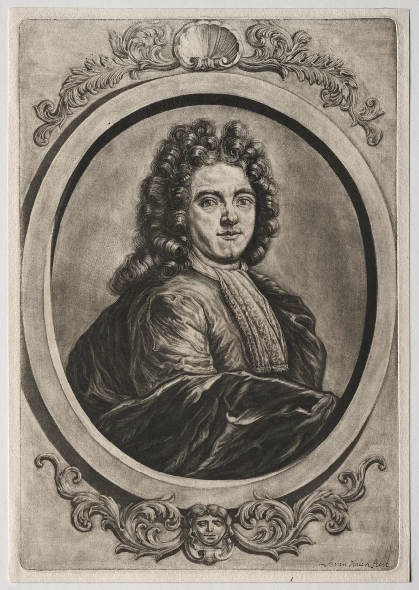 Self-Portrait by Arnoud van Halen, print