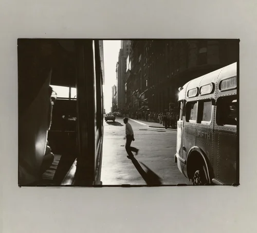 From the Bus, New York by Robert Frank, photograph, 1958