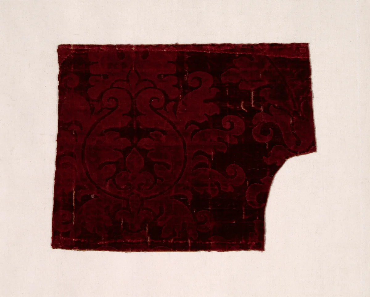 Fragment by Italy, textile, 1501-1525