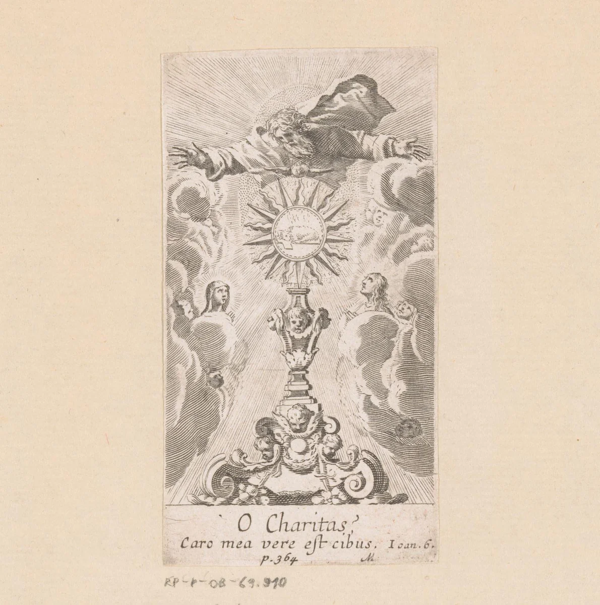Monstrans met God by anonymous, print, 1608-1688