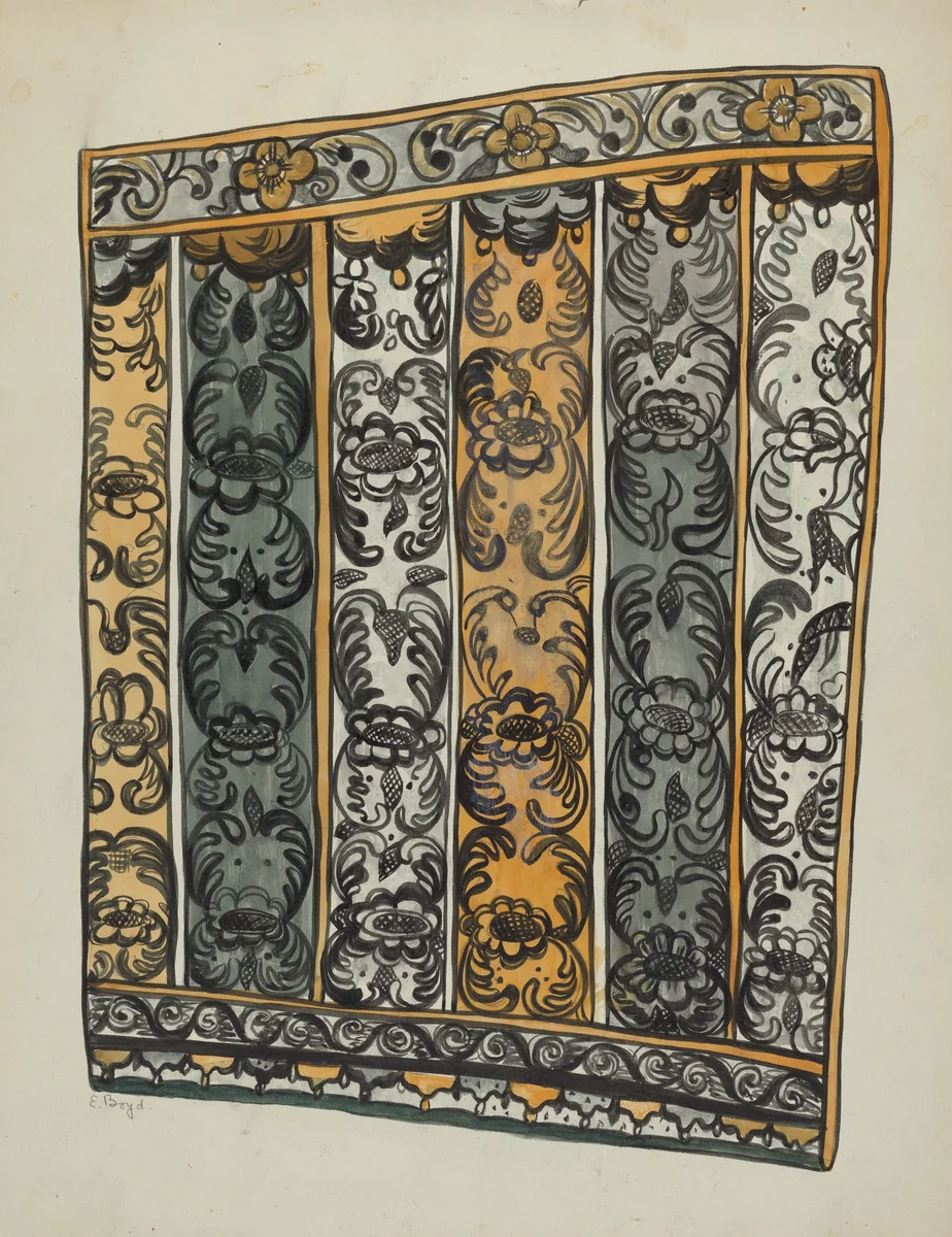 Retablo by E. Boyd, index of american design, 1935-1942