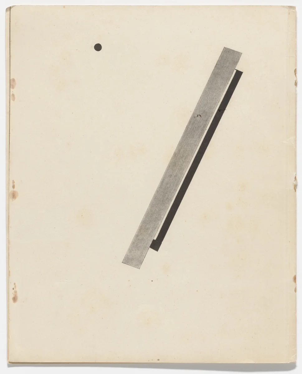 Pro dva kvadrata. Suprematicheskii skaz v 6-ti postroikakh (About Two Squares: A Suprematist Tale of Two Squares in Six Constructions) by El Lissitzky, illustrated book, 1922