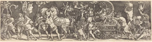 The Triumph of Bacchus by Master IB, print, 1528
