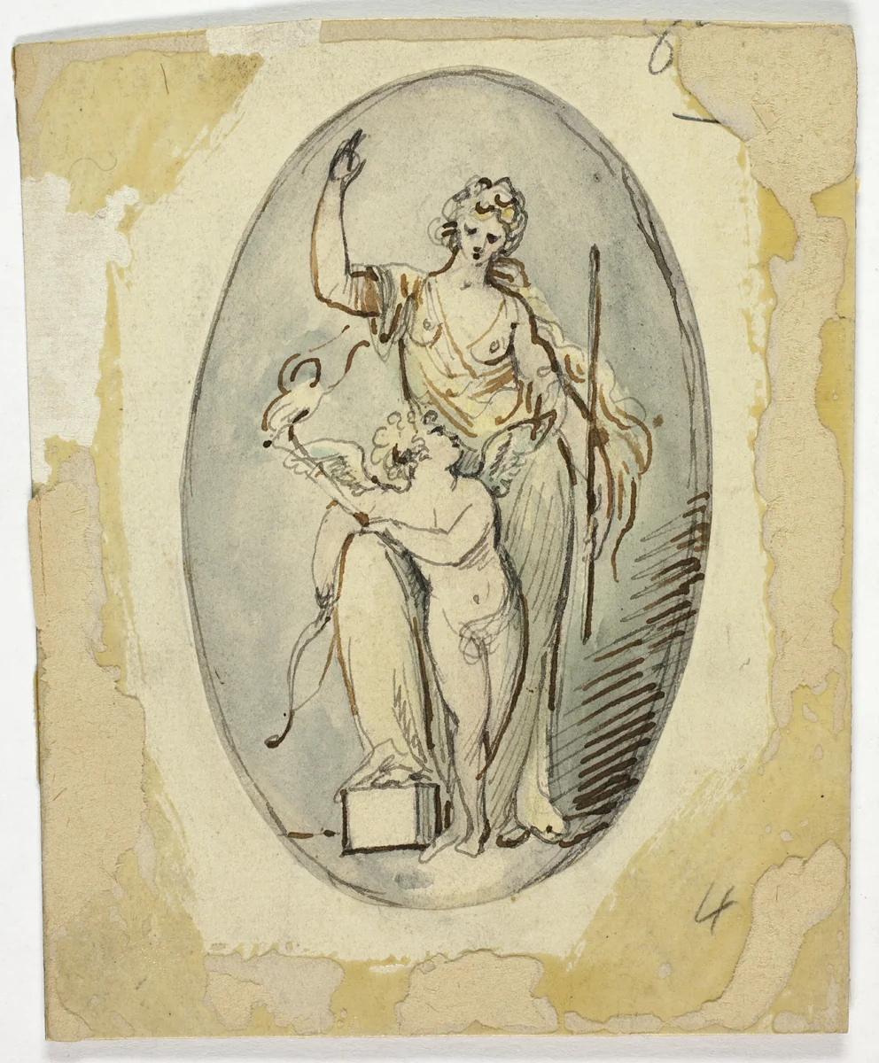 Venus and Cupid by William Hamilton
Henry Tresham, drawing, 1700-1799