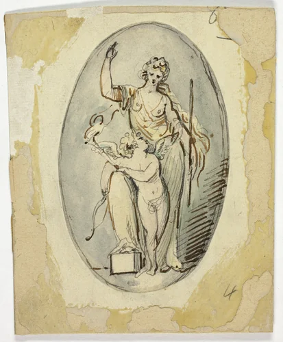 Venus and Cupid by William Hamilton
Henry Tresham, drawing, 1700-1799