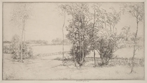 Sussex Landscape by Donald Shaw MacLaughlan, print, 1920