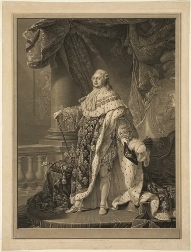 Louis XVI by Charles Clément Bervic, print, 1790