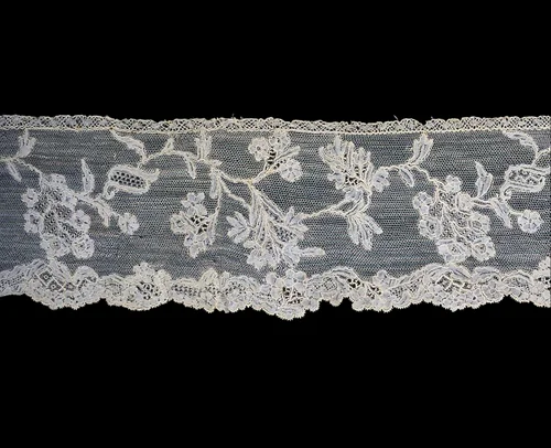 Border by Italy, Venice or Burano, textile, 1770-1789