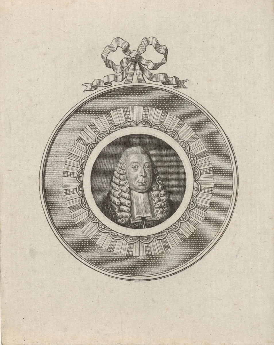 Portret van Hendrik Danielsz. Hooft by Noach van der Meer, print, 1787-1794