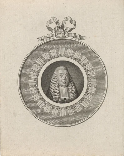 Portret van Hendrik Danielsz. Hooft by Noach van der Meer, print, 1787-1794