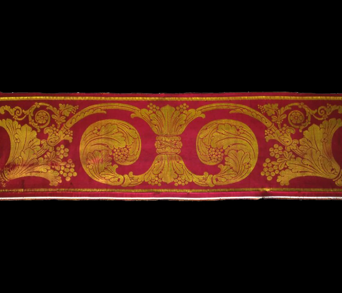 Border by France, textile, 1830-1840